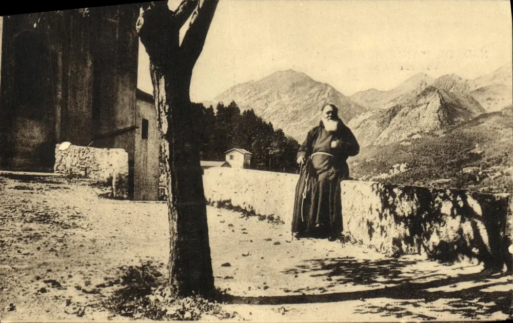 N.D. de l'Annonciade — Ansicht der Berge im Osten — Imp. Patras, Avenue Marqueritte, Boulogne-sur-Seine - Vorderseite