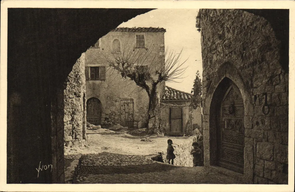 Eze (Alpes-Maritimes) — Eine Ecke des alten Dorfes — Les Éditions d'Art Yvon, n°71 - Vorderseite