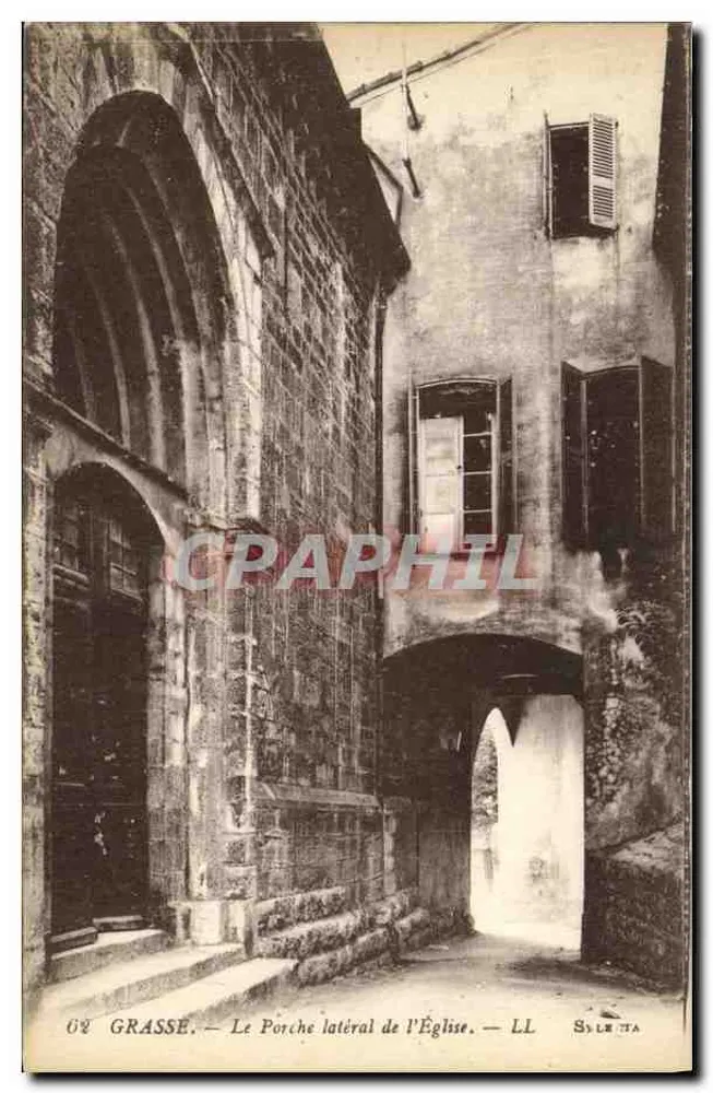 Grasse — Der Seitenportal der Kirche — LL Serie 77a - Vorderseite