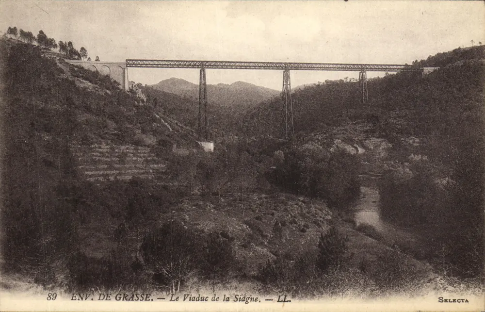 Ambiente di Grasse — Il Viadotto della Sidgne — Selecta - Recto