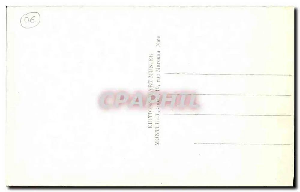 St Jean-Cap-Ferrat — Vista Geral — Munier, n°46 - Verso
