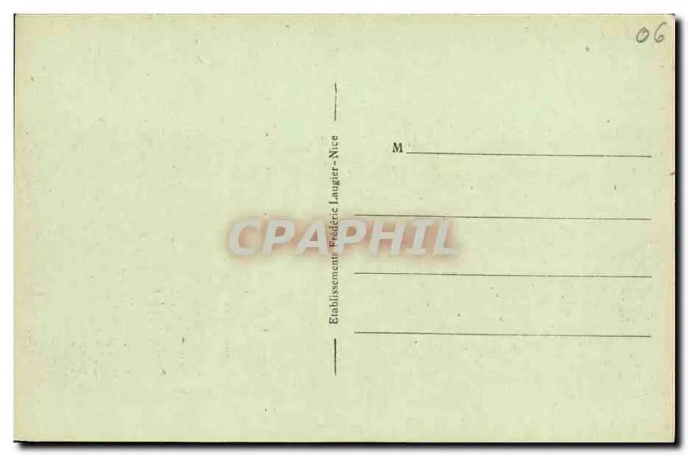 Saint-Jean-Cap-Ferrat (A.-M.) — Ansicht der Baie des Fosses — Verlag F. Laugier, Nice, Nr. 30 - Rückseite