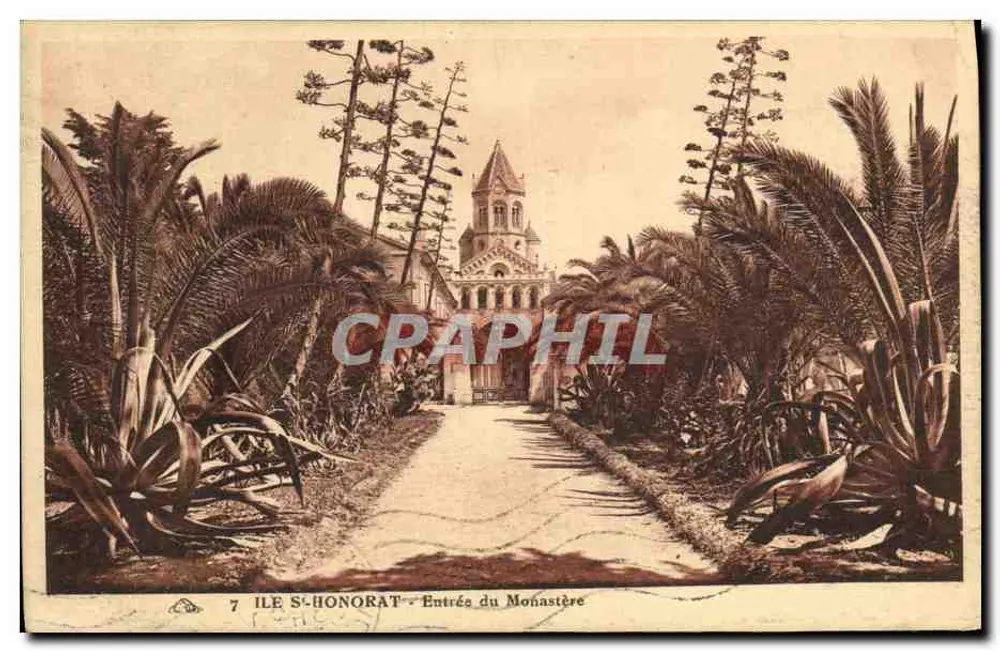Ilha de São Honora — Entradas do Mosteiro - Frente