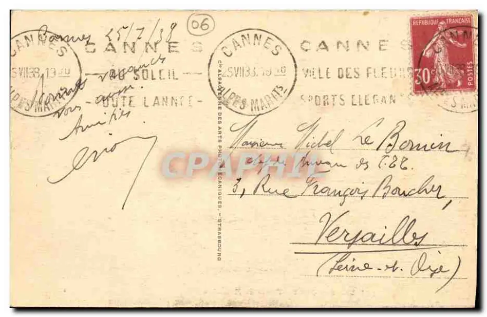 Ilha de São Honora — Entradas do Mosteiro - Verso