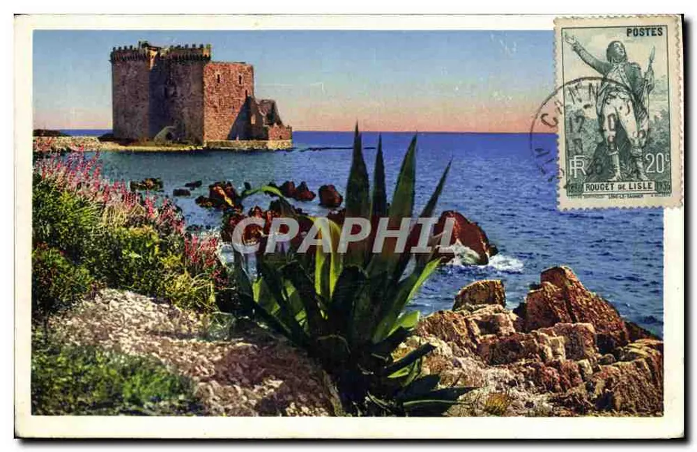 Isla de San Honorato — Monasterio fortificado — Abadía de Lérins - Anverso