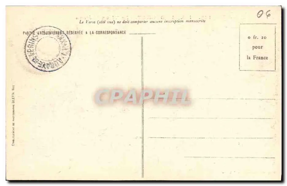 Insel St. Honorat - Das Alte Schloss — Exklusives Eigentum der Abtei, Nr. 128 - Rückseite