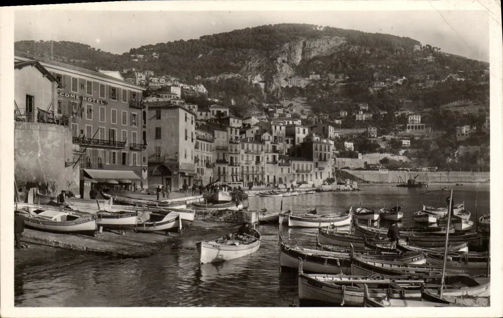 Port de Villefranche-sur-Mer — vue du port avec le Come Hotel — Édition La Gigogne, Monaco - Vorderseite