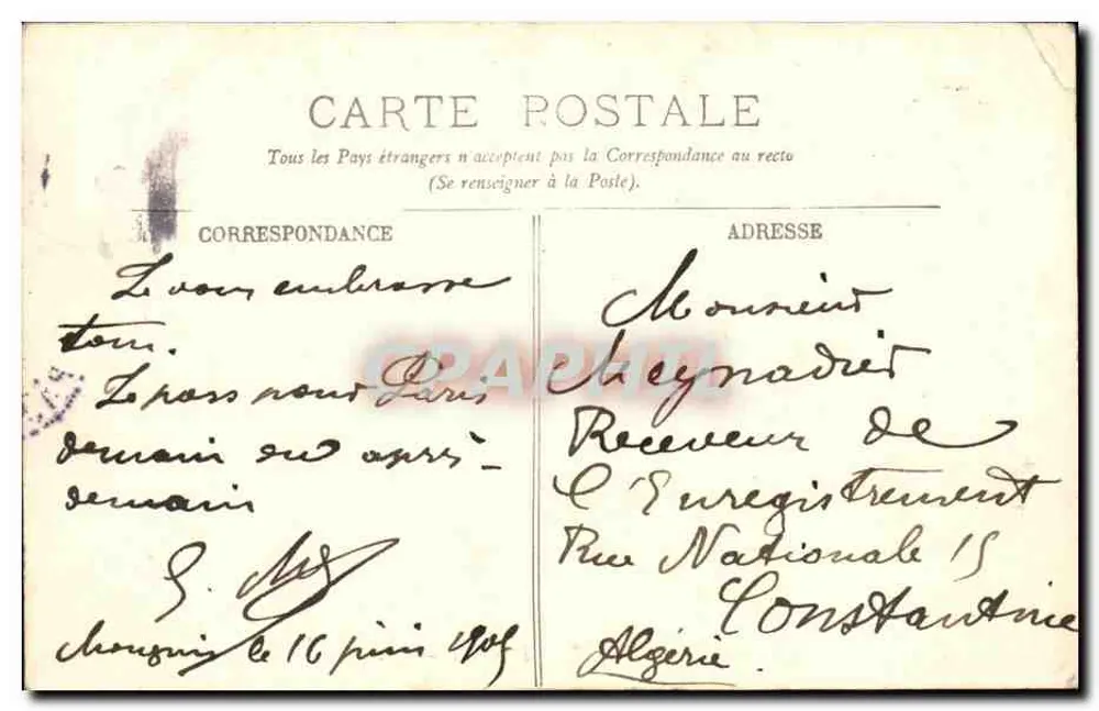 L'Écadre — Aussicht vom Hafen mit Schiffen — LL. (Lille) - Rückseite
