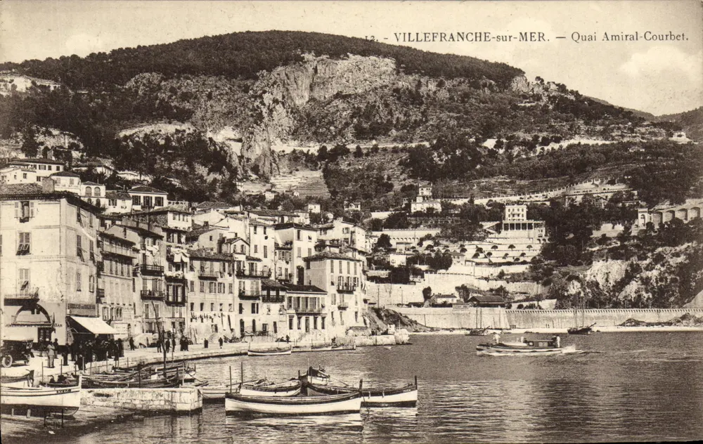 Villefranche-sur-Mer — Quai Amiral-Courbet — Verlag: Editions Frédéric Laugier, Nice - Vorderseite