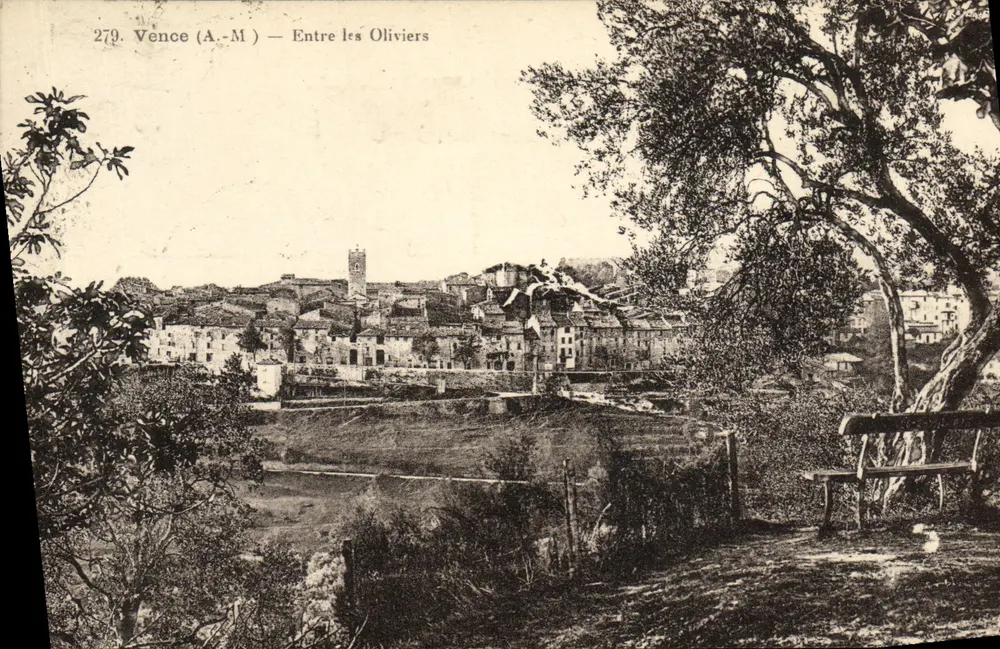 Vence (A.-M.) — Entre os Oliveiras — n° 279 - Frente