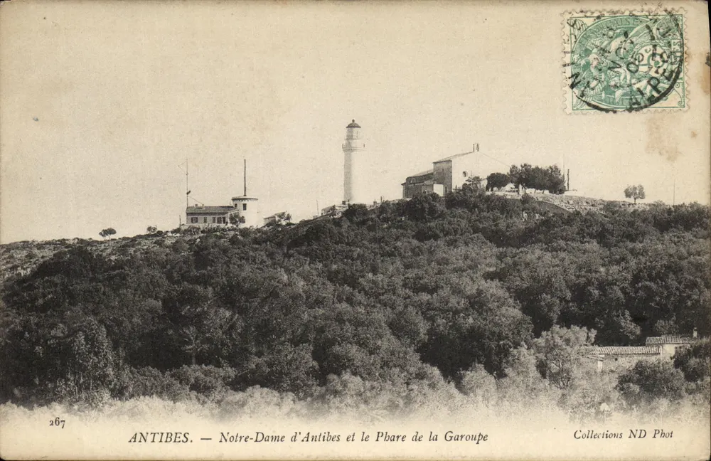 Antibes — Notre-Dame d'Antibes und der Leuchtturm von Garoupe — Collections ND Phot n°267 - Vorderseite