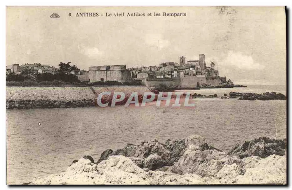 Antibes - Altantibes und die Mauern — Alsazische Gesellschaft der Impressionistischen Künste, Straßburg - Vorderseite