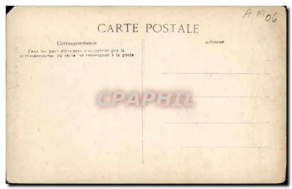 Antibes — Porte de la Marine — Éditeur E.D. n° 2451 - Achterkant