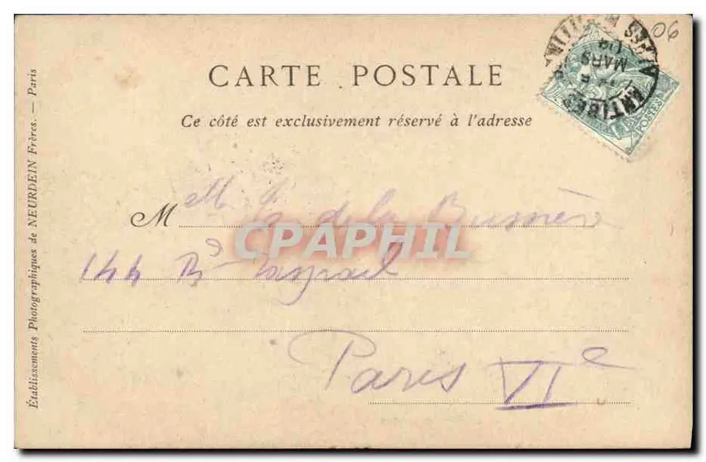 Antibes — Rue des Arceaux — Berger & Cie, Antibes, n°259 - Verso