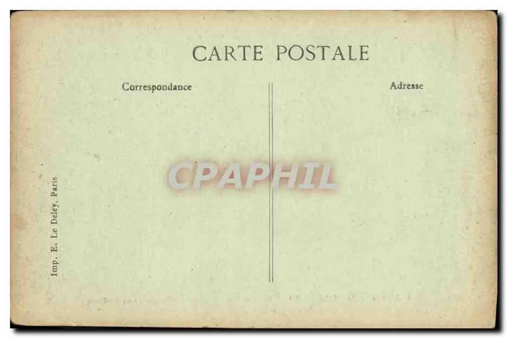 Eze (Alpes-Maritimes) — Die Terrasse des alten Schlosses — Verleger B.D. n°403 - Rückseite