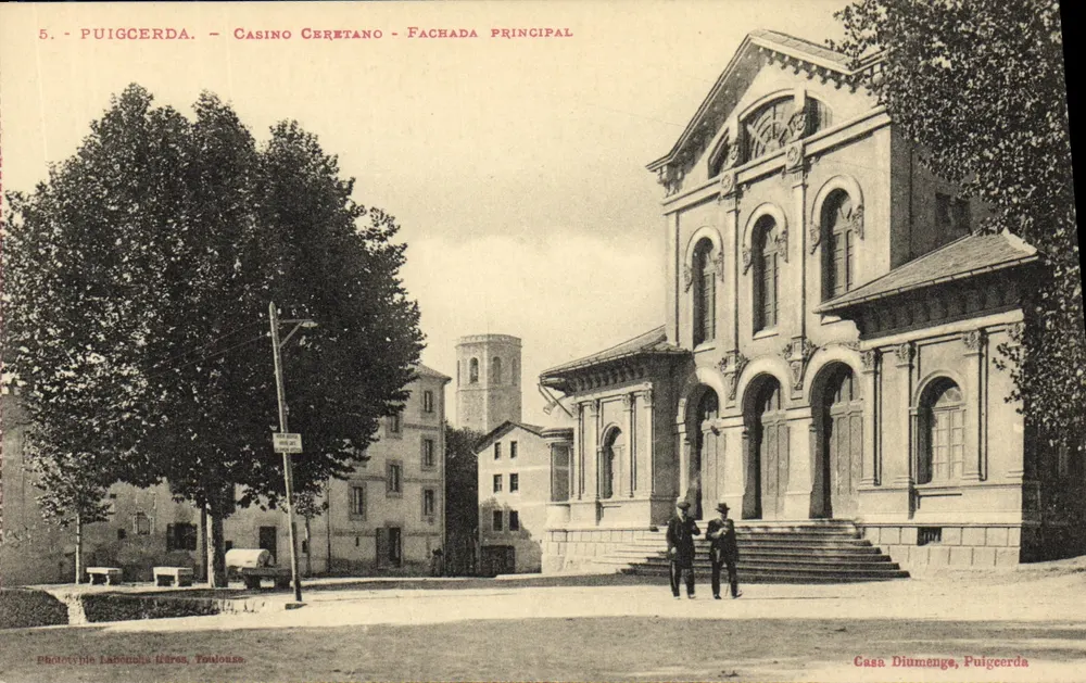Puigcerda - Casino Ceretano - Hauptfassade — Phototypie Labouche (Toulouse) — n°5 - Vorderseite