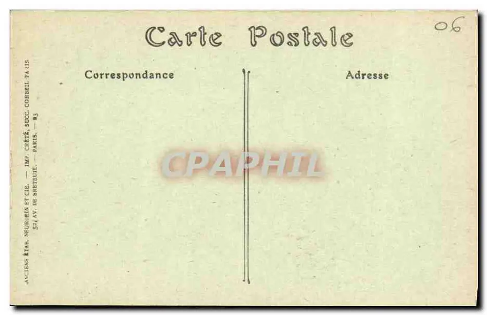 La Turbie (Alpes-Maritimes) — Ansicht der Prinzipalität Monaco — Verlag: Anciens Cartes & Cie, Paris - Rückseite