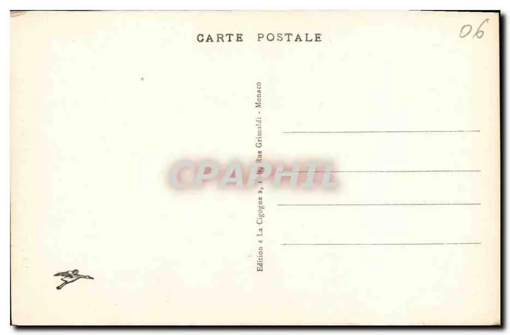 रोकब्रून - कैप मार्टिन के ऊपर कैबे की दृश्य — संख्या 343 - पीछे