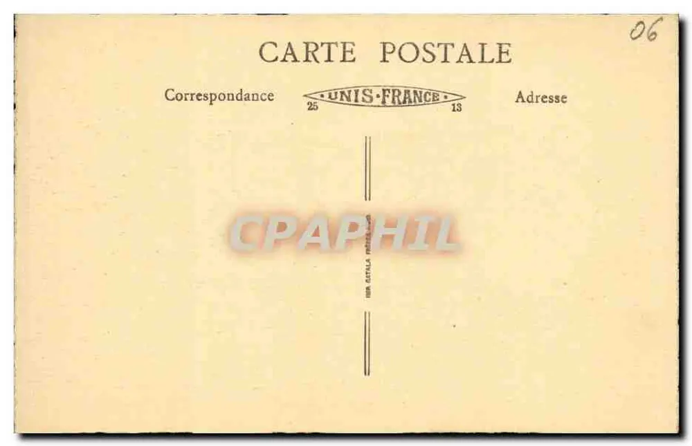 CANNES — Le Port — Le Mont-Chevalier — C. P. 88 - Rückseite