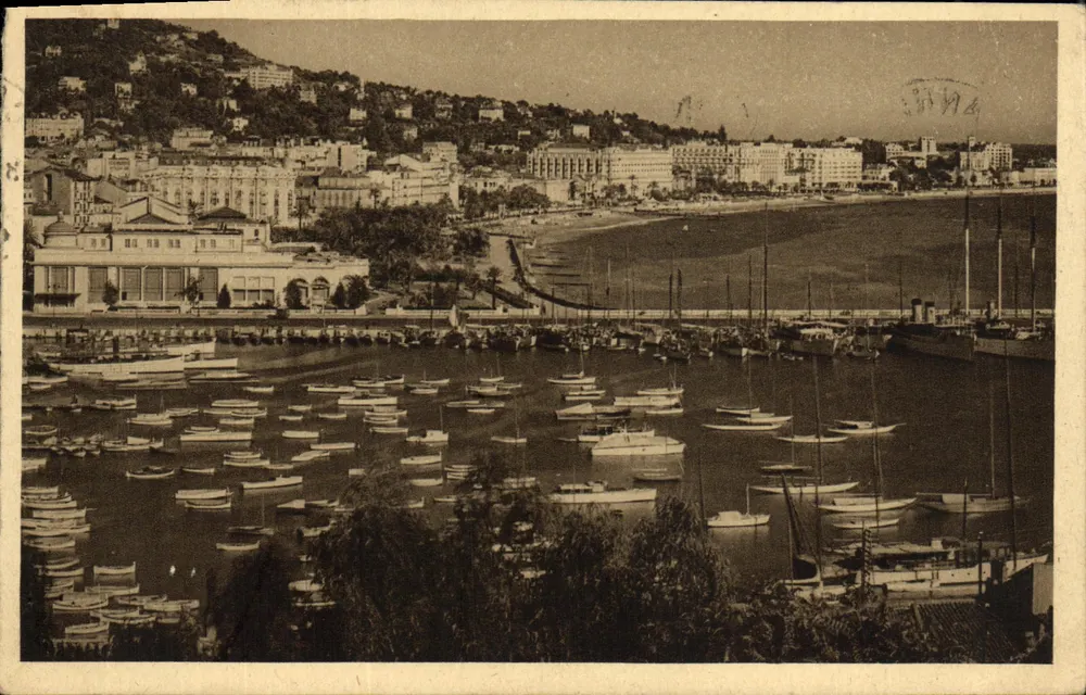 Der Freizeithafen - Das Casino — Cannes, Stadt der Blumen — Verlag L. Gilletta et Cie, Nr. 404 - Vorderseite