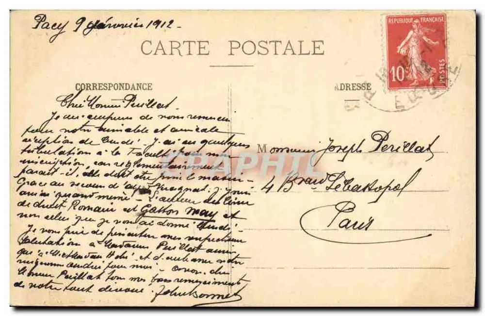 Pacy-sur-Eure — A Igreja (século XII) — Fot. A. Laverge, Vernon - Verso