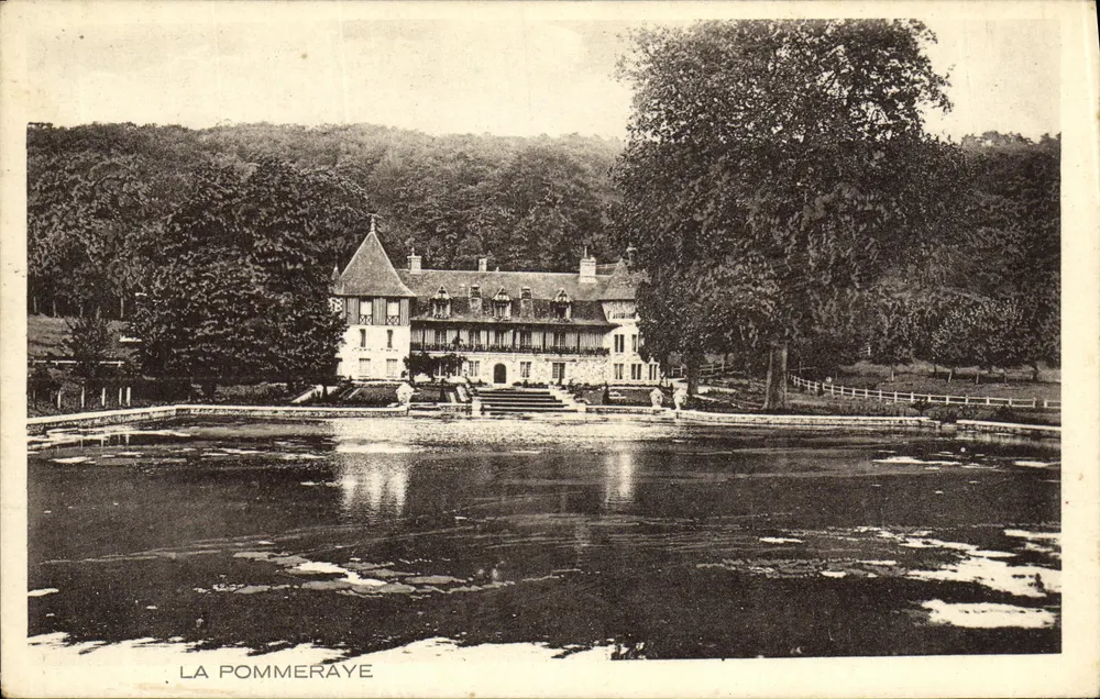 Château de La Pommeraye — Ansicht des Herrenhauses und seines Teichs — unbekannter Verlag - Vorderseite