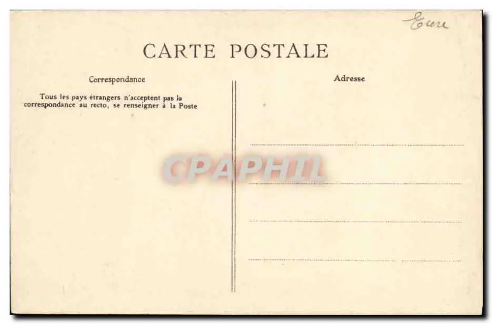 Nonancourt — Park von Saint-Lubin — Ein Eckbereich am Avre — Antike Ansichtskarte n°23 - Rückseite