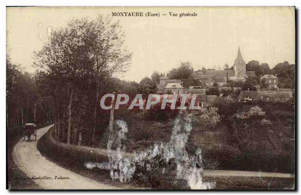 Montaure (Eure) — Vue générale — Éditeur : Editions Codullier, Tabacs - Frente