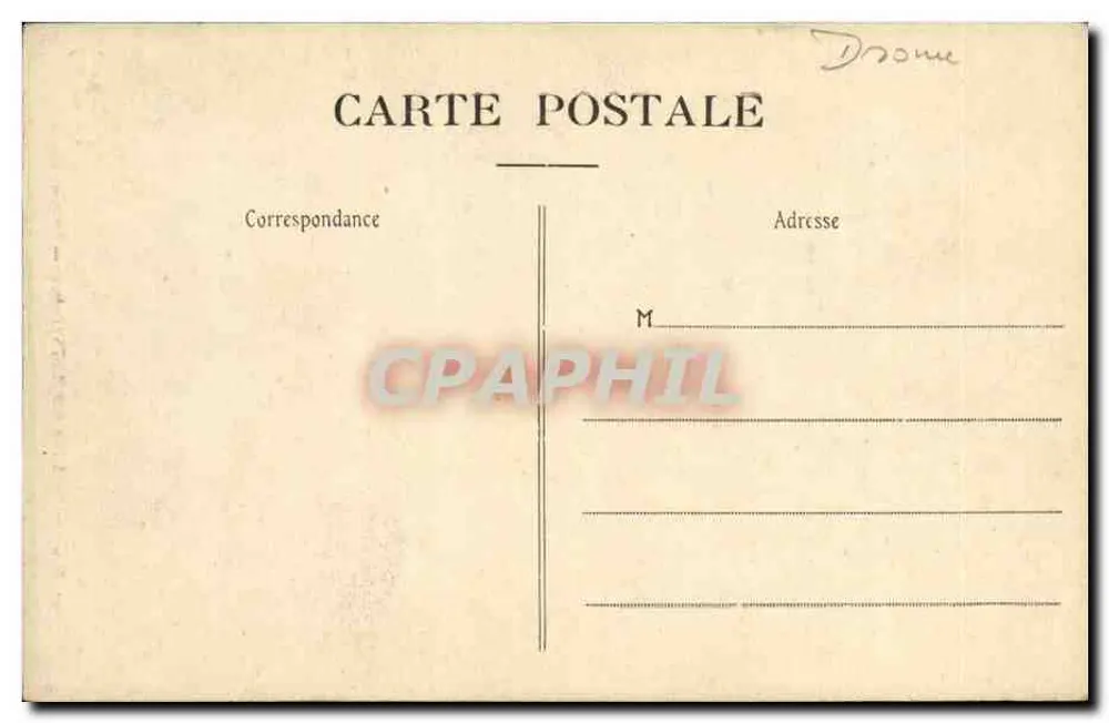 Estrada dos Grandes Goulets (Drôme) — Primeiro Tunel — C.L. n°102 - Verso