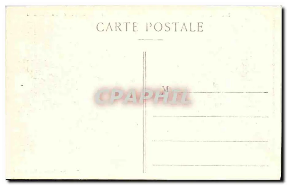 Montélimar — Viertel Fust, die beiden Brücken und das alte Schloss — Papeterie Chapuis, Montélimar - Rückseite