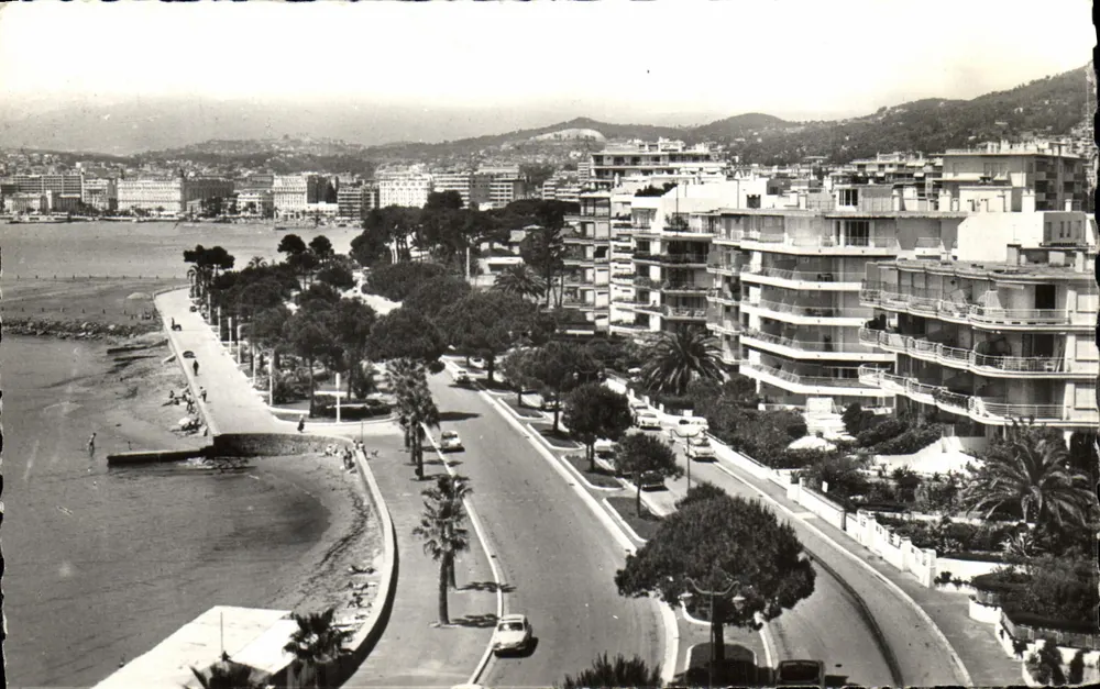 Vista de Cannes — Promenade du Paillon — Editor G.M. D'Orlik - Frente