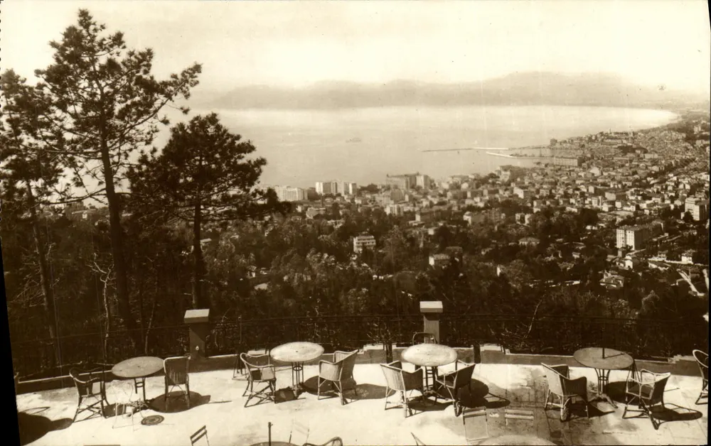 Cannes — Panorama visto de Super-Cannes — Editor L.L. n°279 - Frente