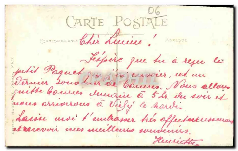 CANNES — Ile Ste-Marguerite, Prisión del Hombre de Hierro — Editor: 109 - Reverso