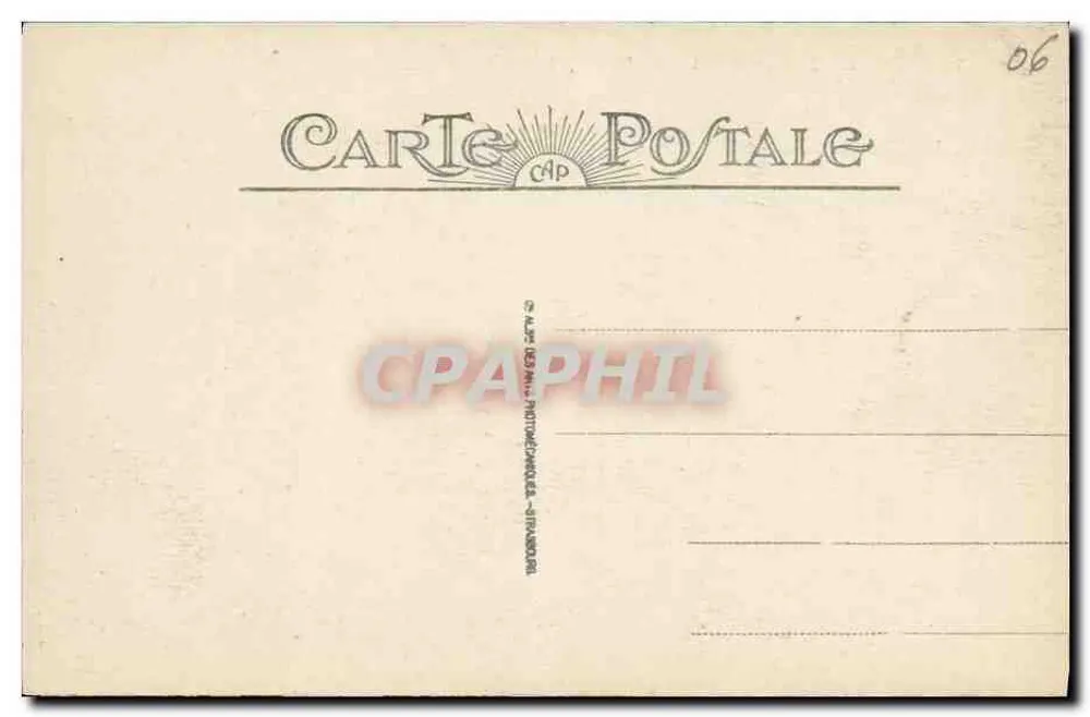 NICE - Die Gärten und das Municipale Casino — Seriennummer 55 - Rückseite