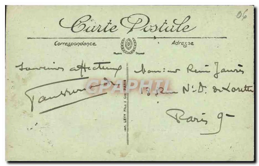 NICE — Le Quai des États-Unis aus Sicht der Ponchettes — LL. - Rückseite