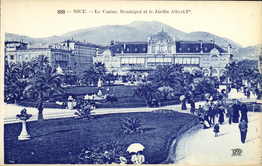 Nice — Das Municipale Casino und der Garten Albert-Ier — N.D. Phot. - Vorderseite