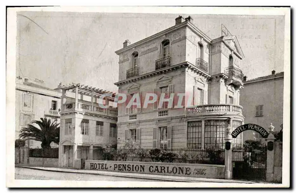 Hôtel-Pension Car Lone — Nice — Verleger: Établissement Gimello - Vorderseite