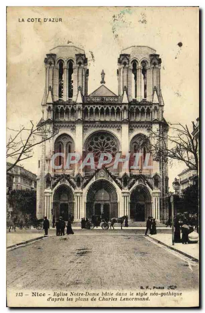 Nice — Katedra Najświętszej Maryi Panny — B.F., Paryż, n°113 - Awers