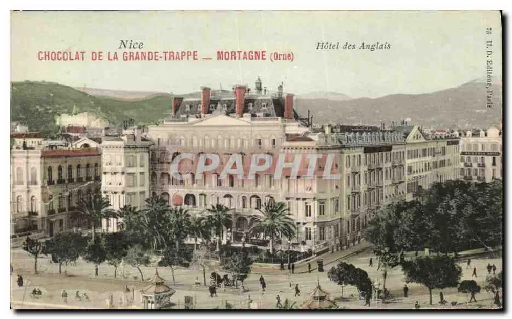 Nice — Hôtel des Anglais — Verlag H. D. Edilior, Paris - Vorderseite