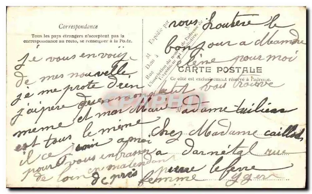 Nice — Hôtel des Anglais — Verlag H. D. Edilior, Paris - Rückseite