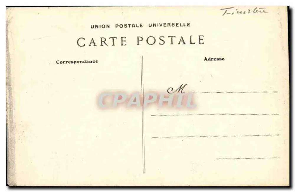 Quimperlé — Scuola Superiore — L'Arrivo — Collezione Villiard, Quimper - Verso