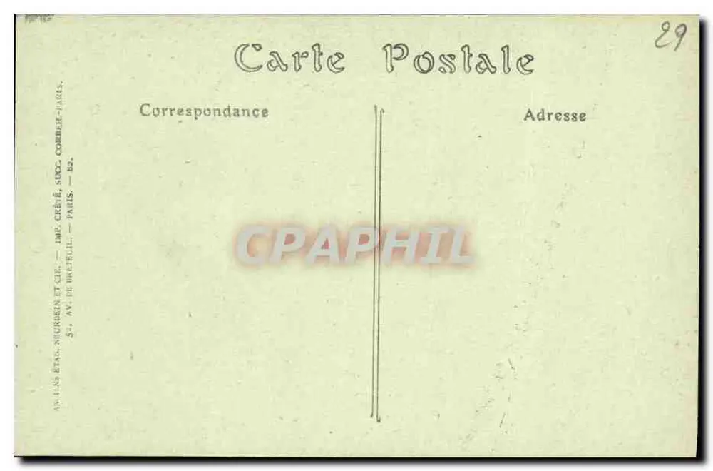 Saint-Pol-de-Léon (Finistère) — Abside da Basílica — Imp. Créteil, Paris - Verso