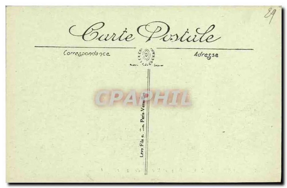 Saint-Pol-de-Léon — Praia e Rochos de Santec — LL. — Lévy Fils & Cie, Paris - Verso