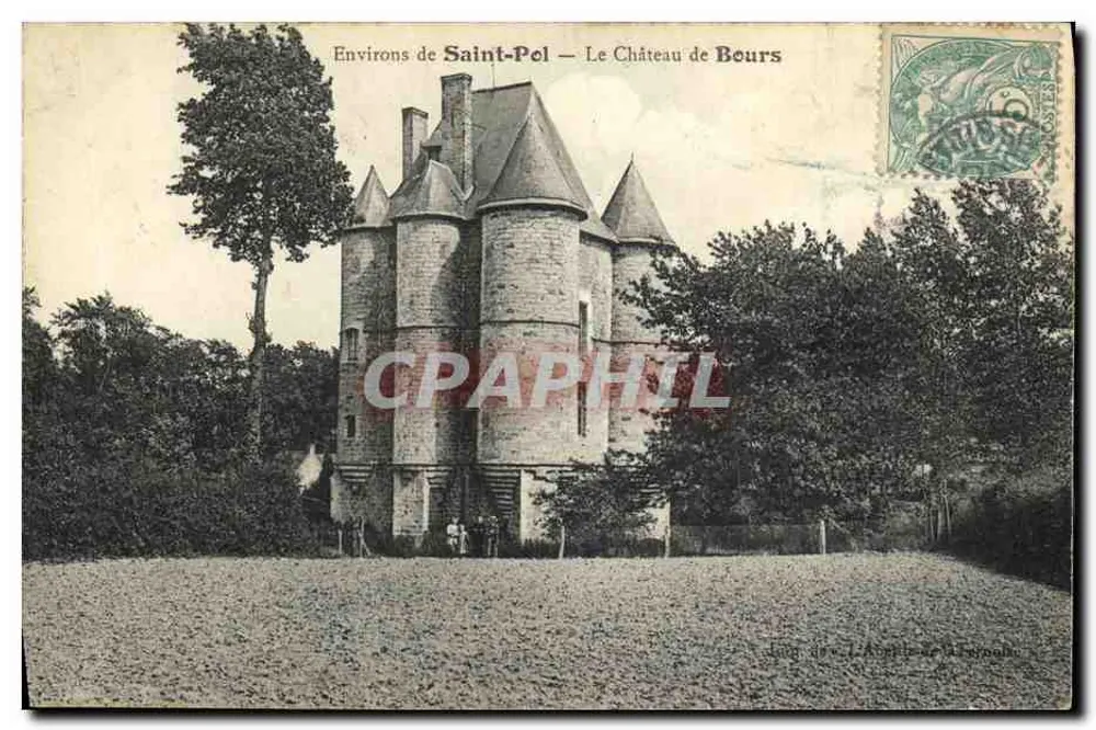 Ao redor de Saint-Pol — O Castelo de Beurs — Editor: L'Ami du Tourisme, n° 29 - Frente