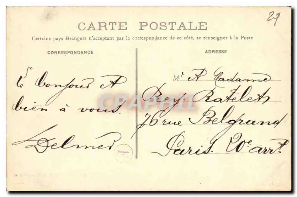Ao redor de Saint-Pol — O Castelo de Beurs — Editor: L'Ami du Tourisme, n° 29 - Verso