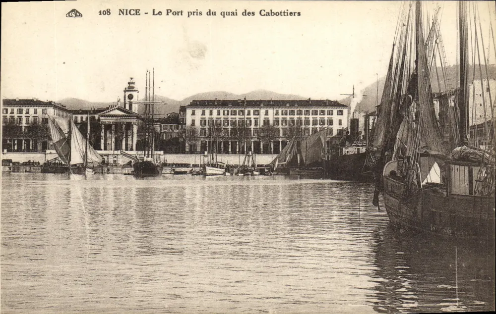 NICE - Der Hafen vom Quai des Cabottiers — Serie 108 — Verleger nicht sichtbar - Vorderseite