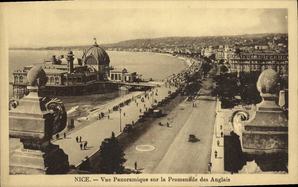 NICE — Panoramablick auf die Promenade des Anglais — Verleger nicht sichtbar - Vorderseite