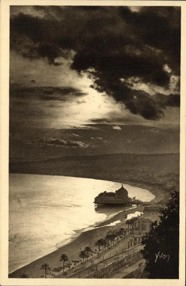 La Baie des Anges à Nice — Côte d'Azur — Éditions d'Art Yvonn, Paris - Frente