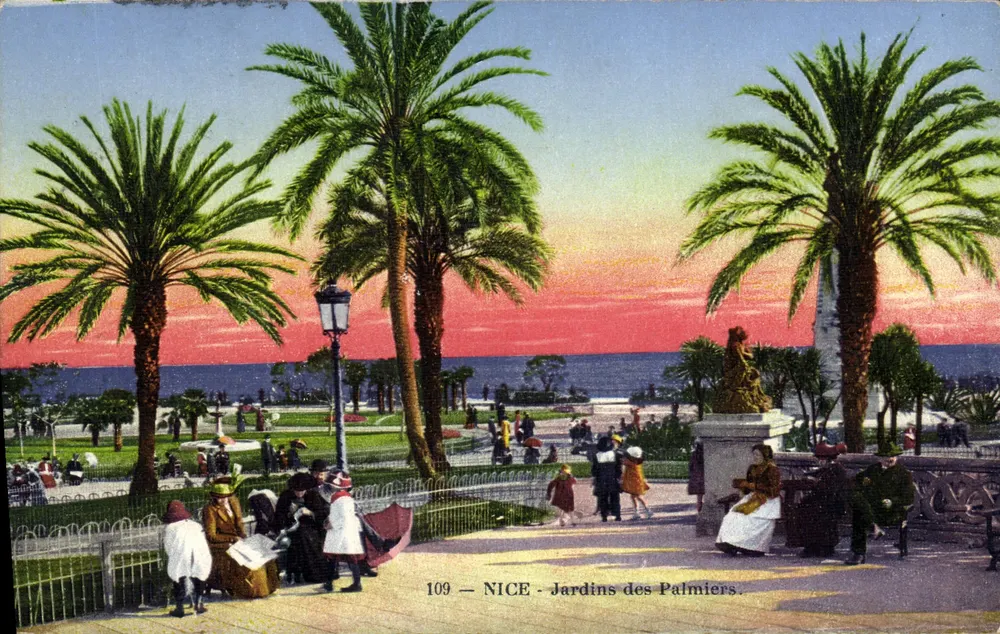 NICE - Jardins des Palmiers — Édition Giletta Photo Nice, n° 109 - Frente