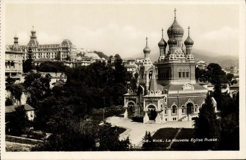 Nice - Die Neue Russische Kirche — J. Gilletta, Nice, n°58 - Vorderseite